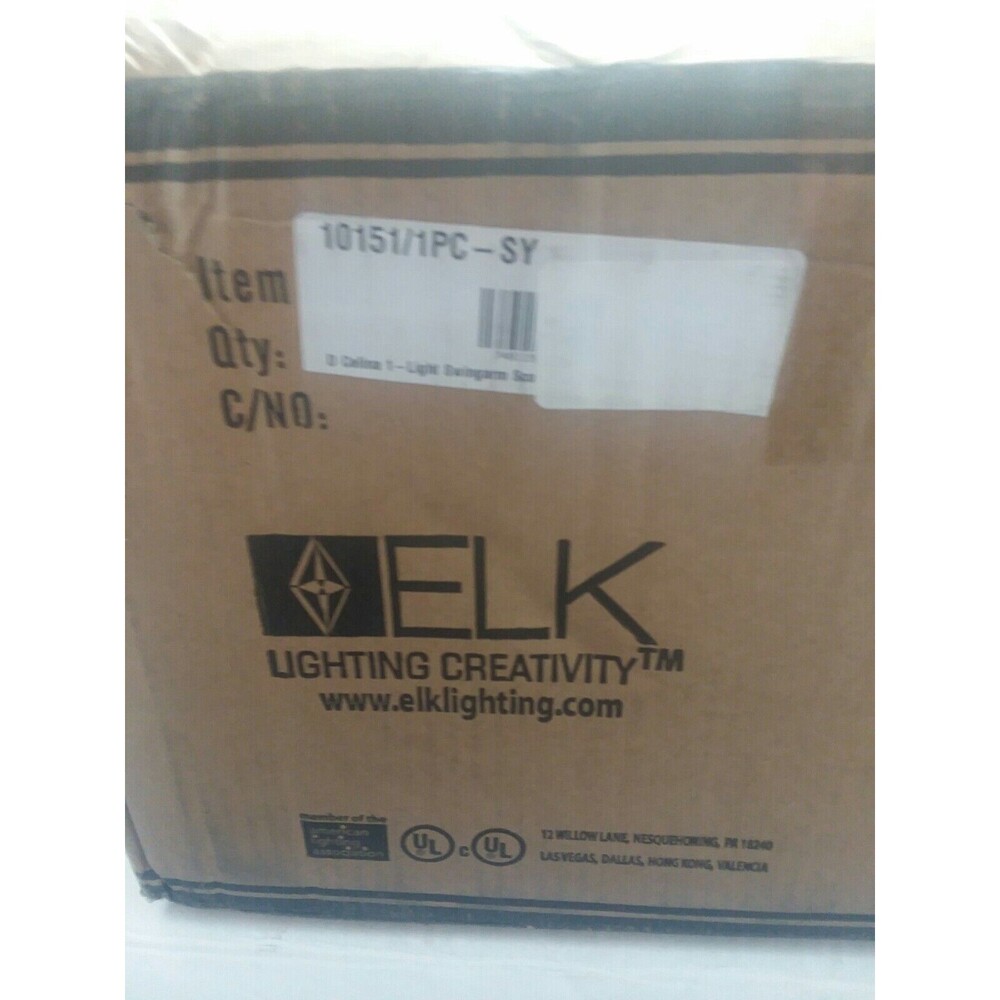 ELK Lighting Celina 1-Light Swingarm Wall, Chrome/Sandy Swirled - 10151-1PC-SY